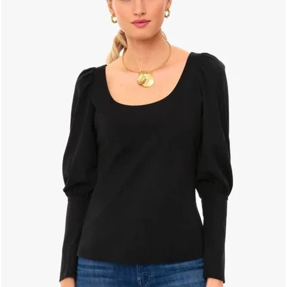 Pomander Place‎ | Riley Scoop Neck | Black | XXL